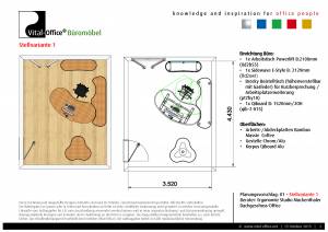 Planung eines Dachgeschoss Office