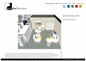 Büroplanung | Einrichtungskonzept für 28 Mitarbeiter
