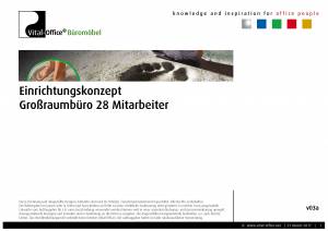 Büroplanung | Einrichtungskonzept für 28 Mitarbeiter