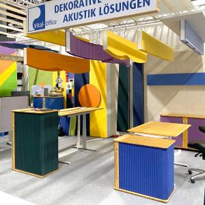 vitAcoustic Sound, Licht und Farbe auf der Orgatec 2022