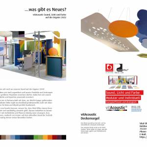 vitAcoustic Sound, Licht und Farbe auf der Orgatec 2022