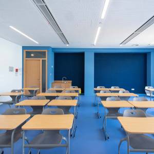 Eurocampus Lycee Francais - acoustic optimized school