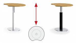 Bambus höhenverstellbarer Besprechungstisch A09 (Sitwell Lagerkollektion)