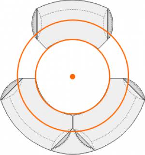 circon executive classic - Anthropometrische Tischplatten sind kreisförmig