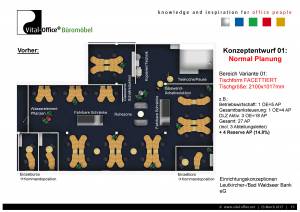 Grossraum- und Einzelbüros für 68 Mitarbeiter