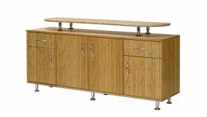 Bambus Design Sideboard mit 2 Schubladen, Aufsatzplatte uvm. (Sitwell Lagerkollektion)