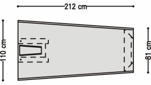 Schreibtisch circon Face Basistisch mit Auflage