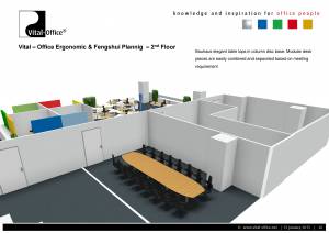 Büroplanung | Großraumprojekt Fresenius in Shanghai